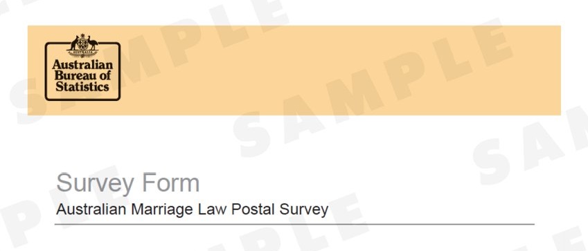 Here’s what your marriage postal survey form will look like