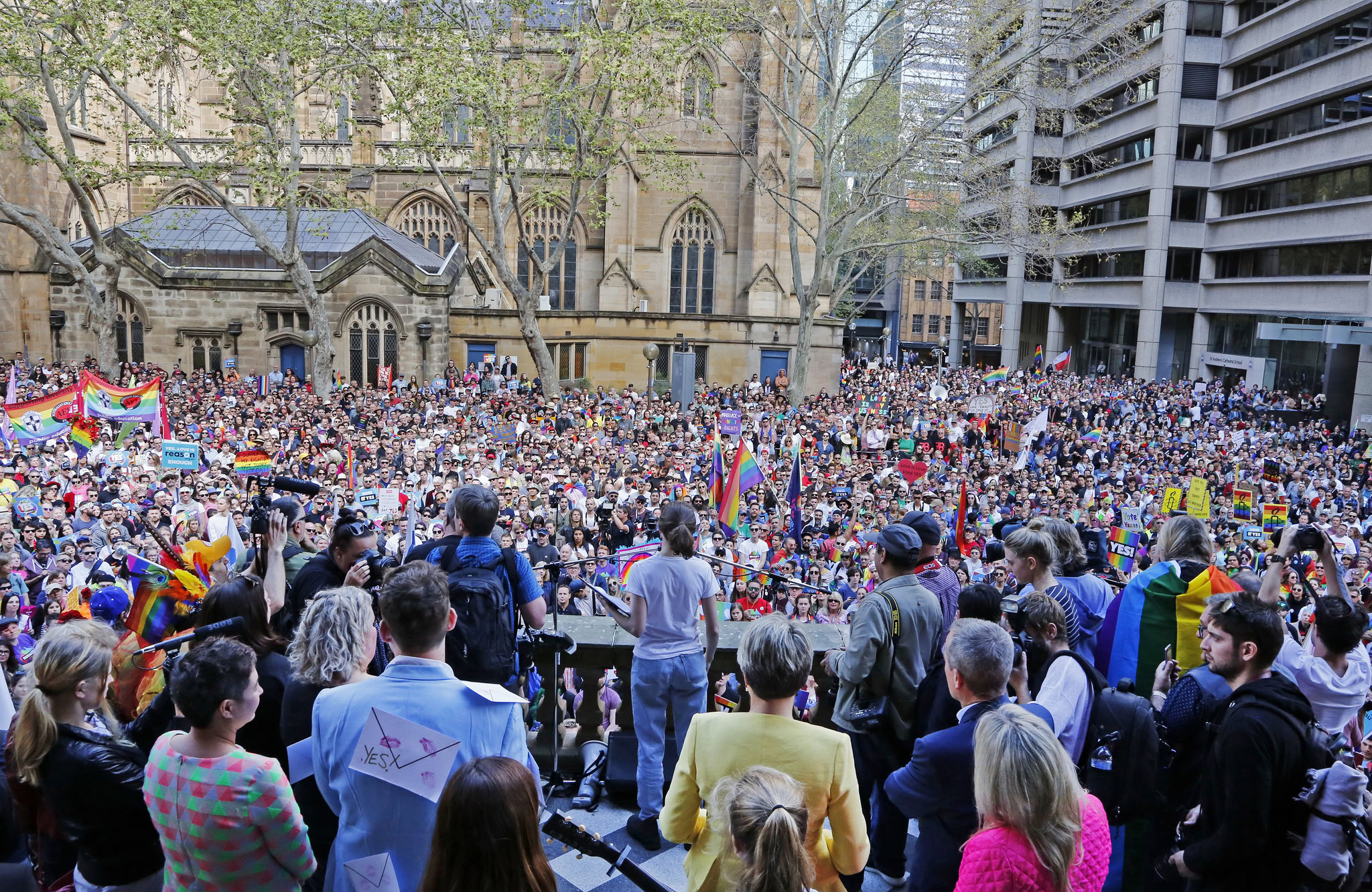 YES Rally for Marriage Equality pt 1