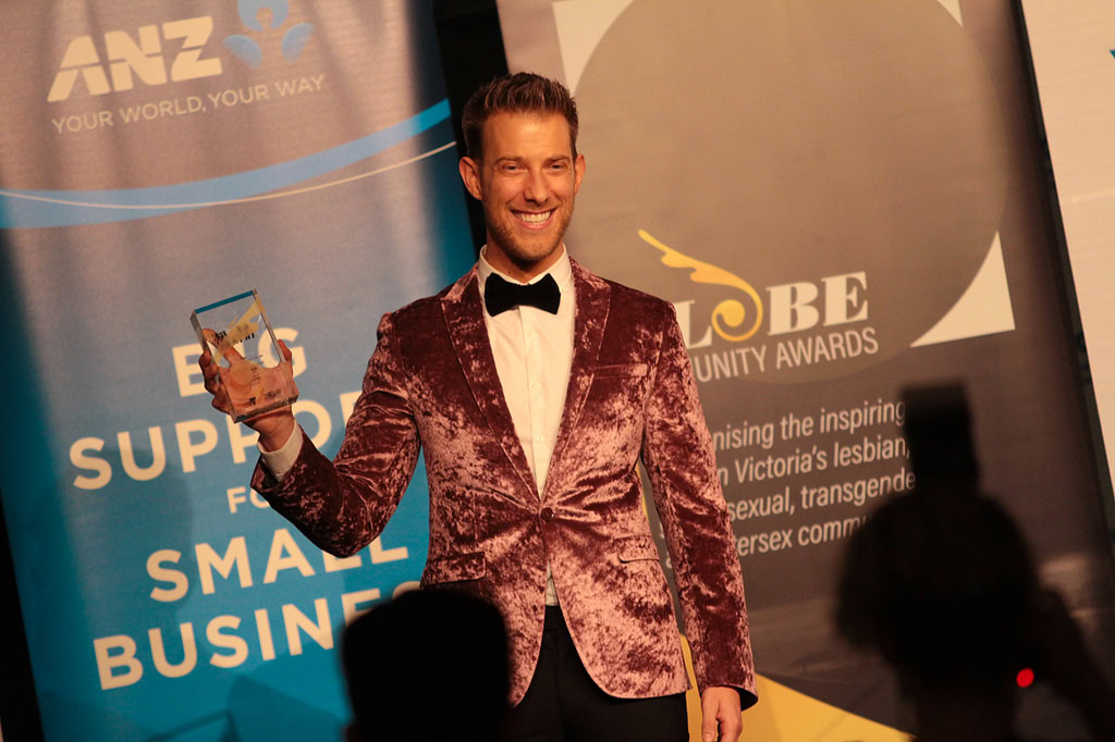 Head of Minus18 named person of the year at Victoria’s LGBTI community awards