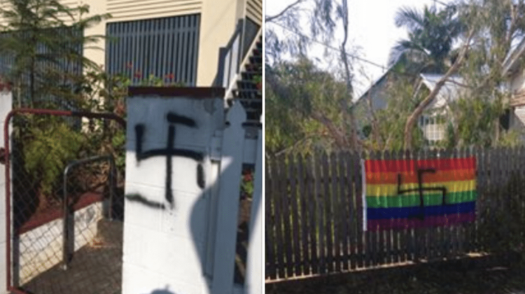 brisbane vandalism hate speech
