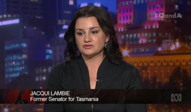 Jacqui Lambie says No voters are “hurting right now”