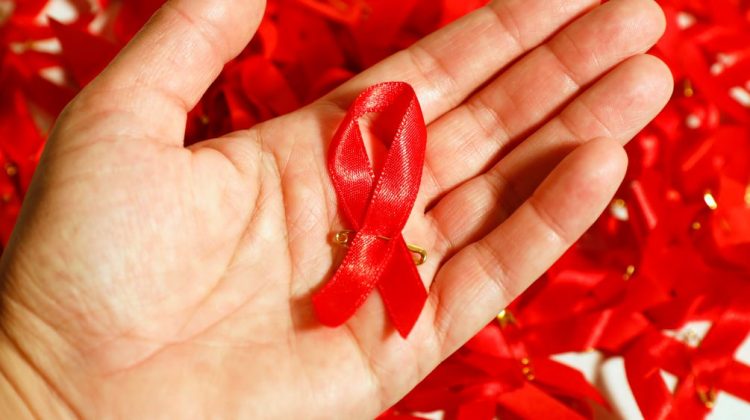 red ribbon hiv aids