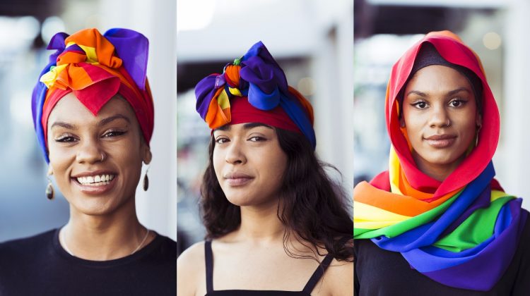 pride scarf rainbow