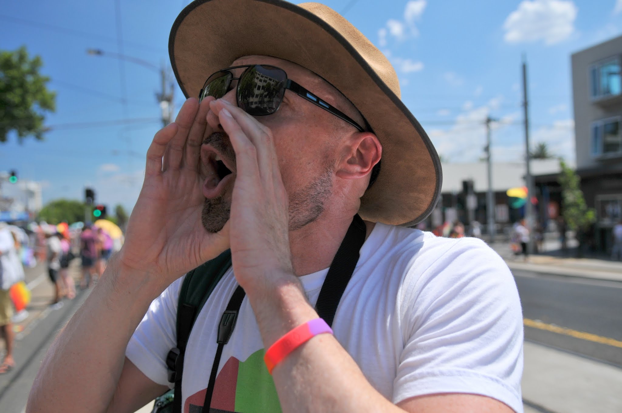 Man detained at last year’s Melbourne Pride March organises Liberal Party protest this year