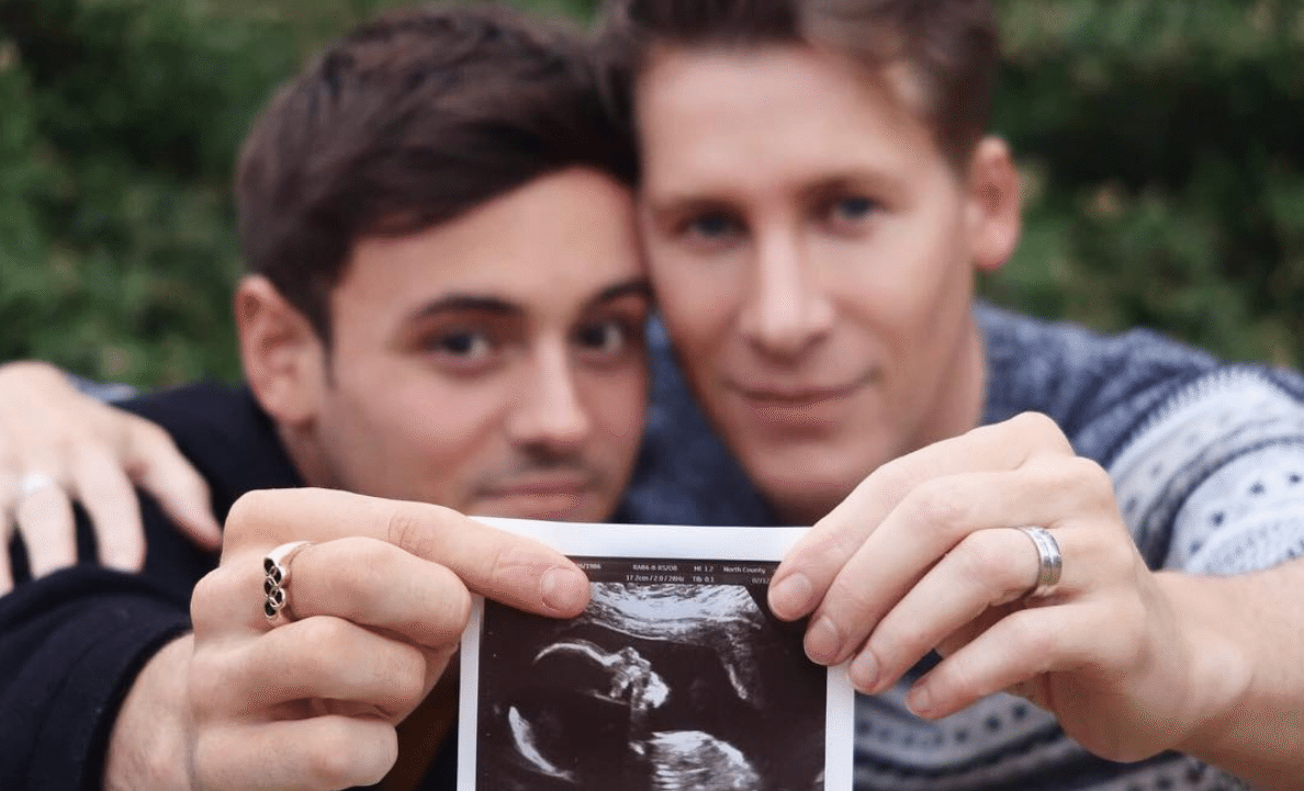 tom daley dustin lance black baby olympic