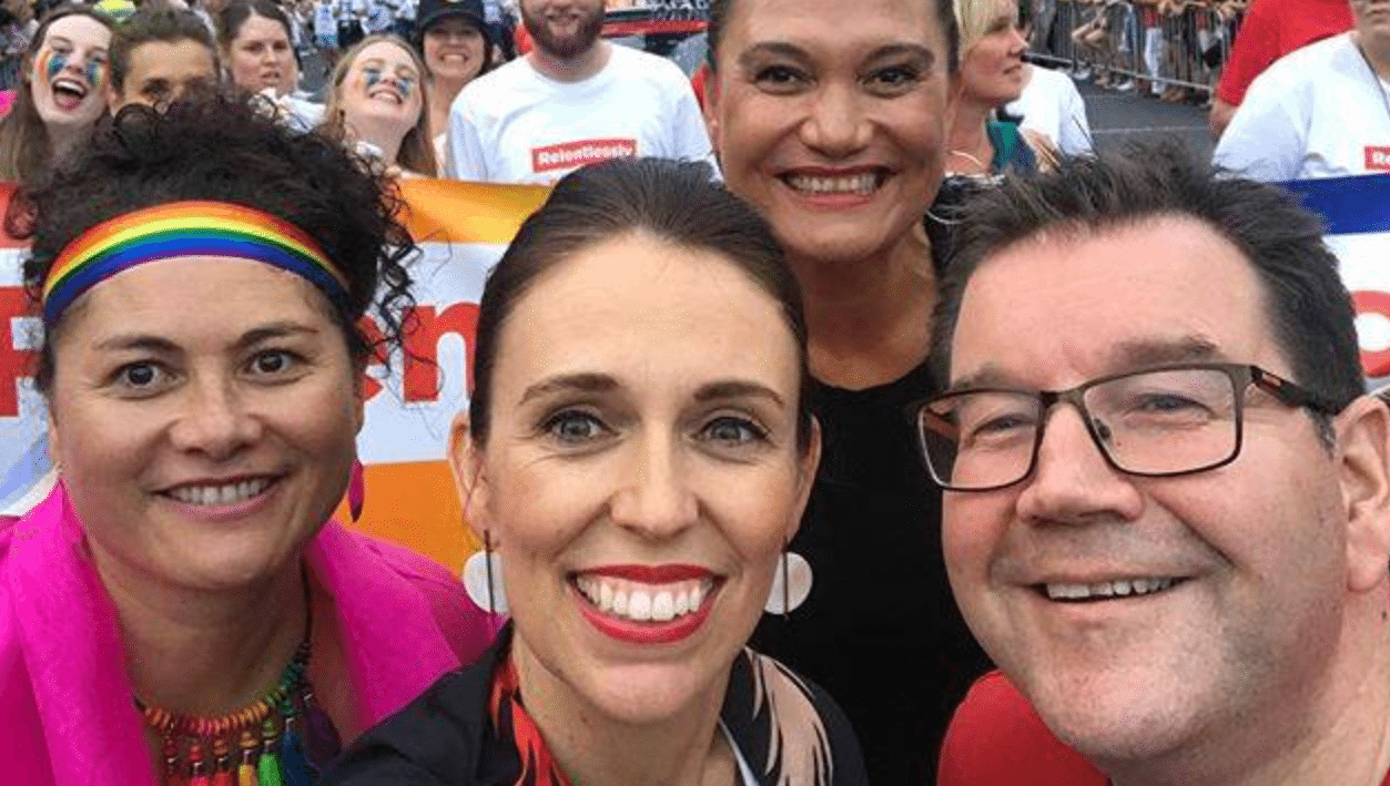 Jacinda Ardern becomes the first New Zealand PM to join Auckland Pride march