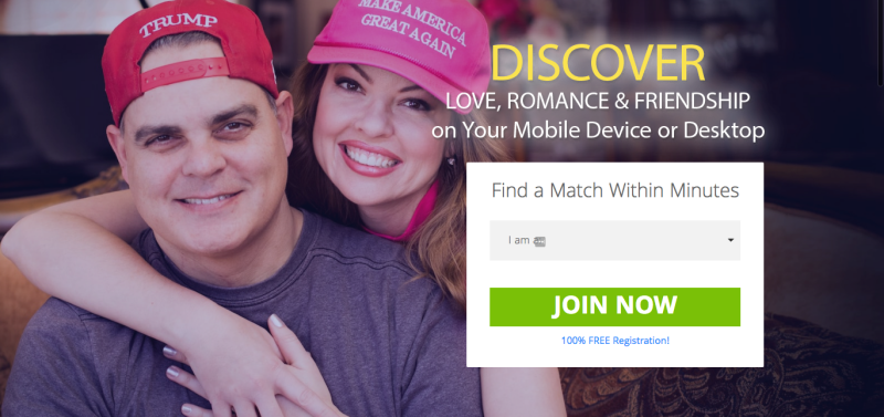 Anti-gay and pro-Trump dating site featured a convicted paedophile on its homepage