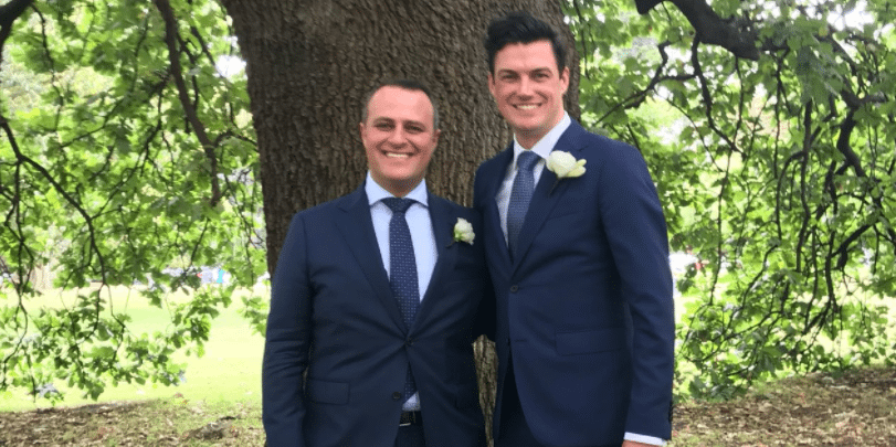Liberal MP Tim Wilson marries partner after proposing in parliament