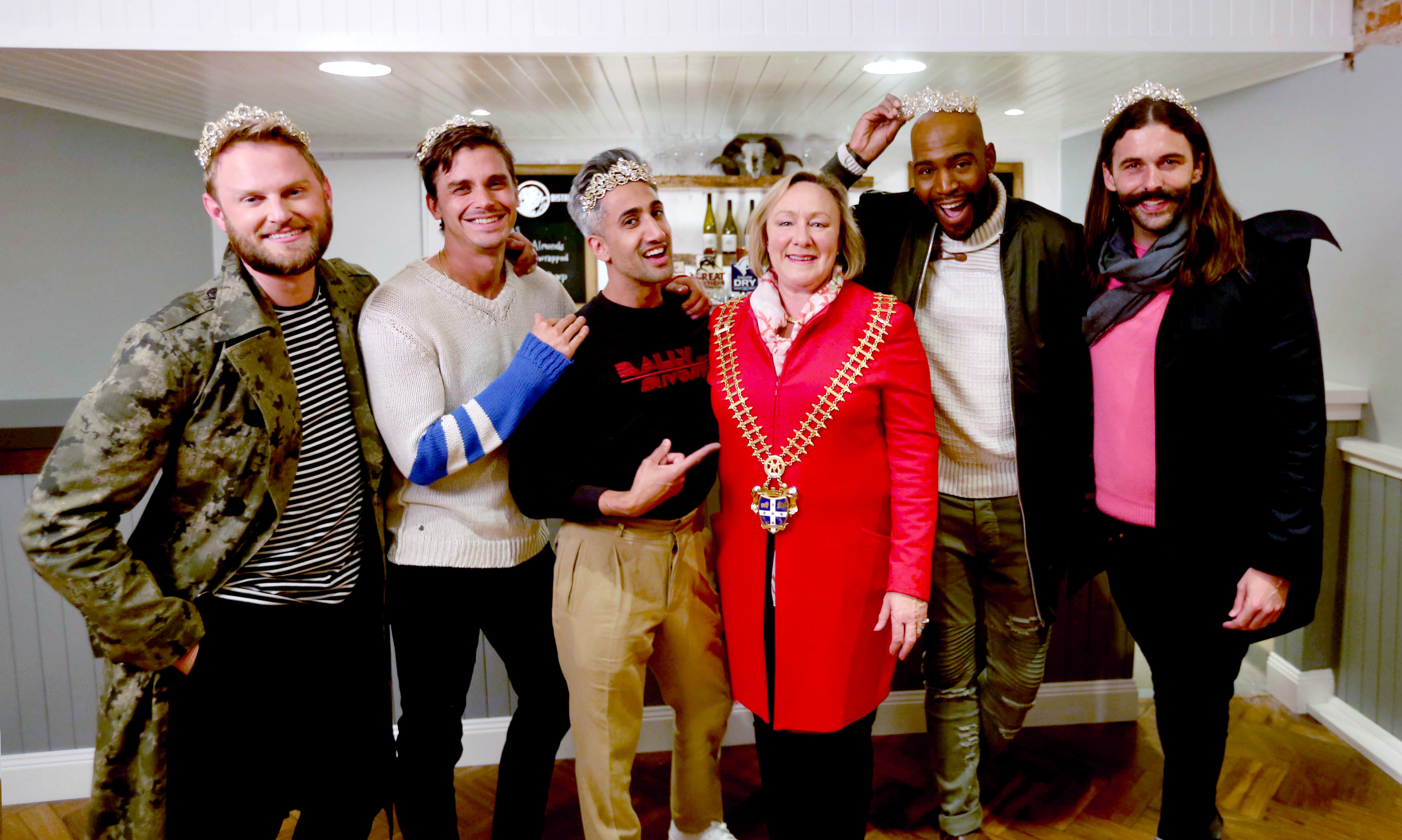 Queer Eye guys crowned after giving Yass a mini-makeover