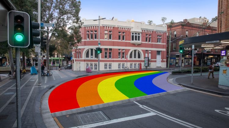 rainbow crossing taylor square