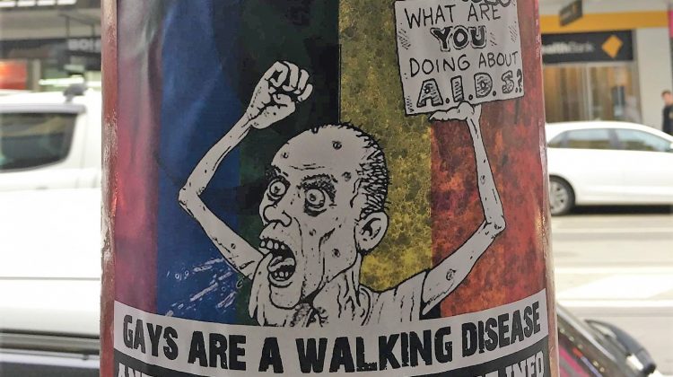 nazi homophobic posters hate speech