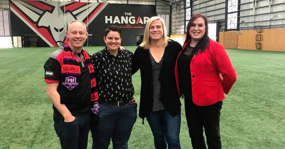 Essendon Bombers hear trans and non-binary activists on power of pride in sport