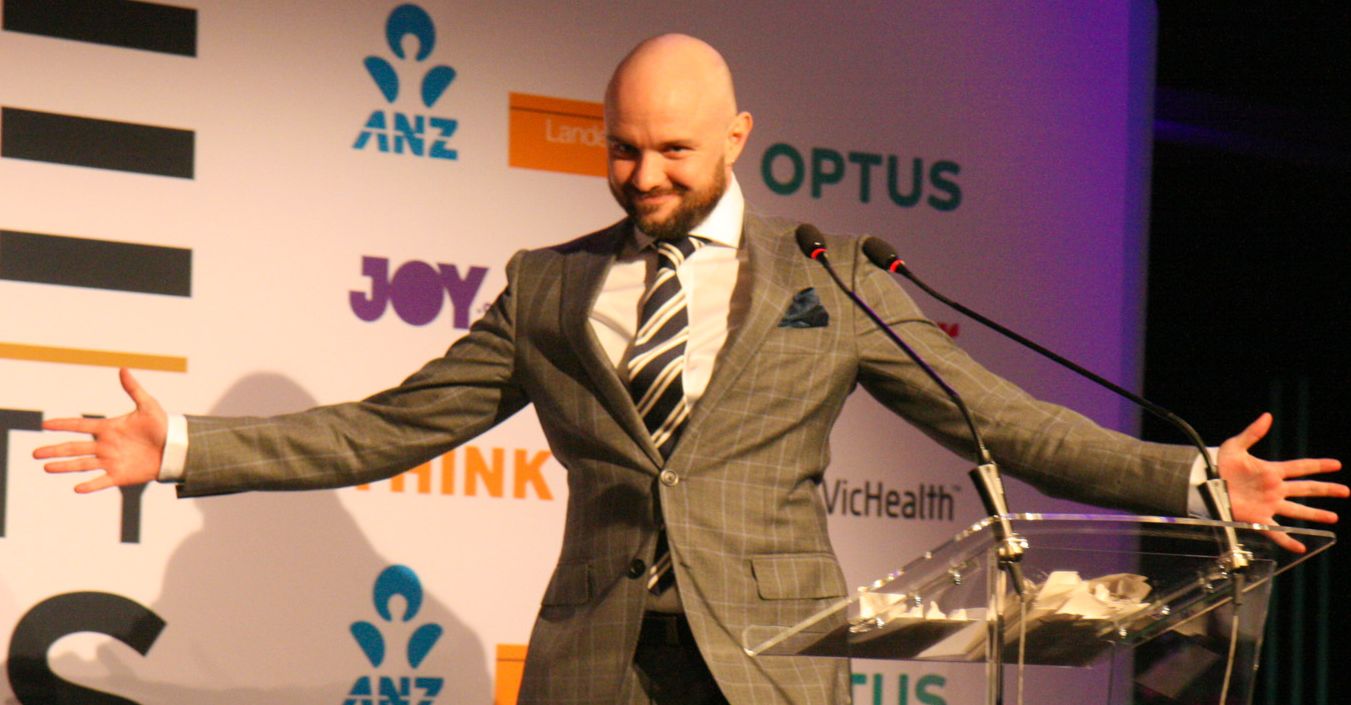 Trans role model and advocate Jeremy Wiggins named Victorian LGBTI person of the year