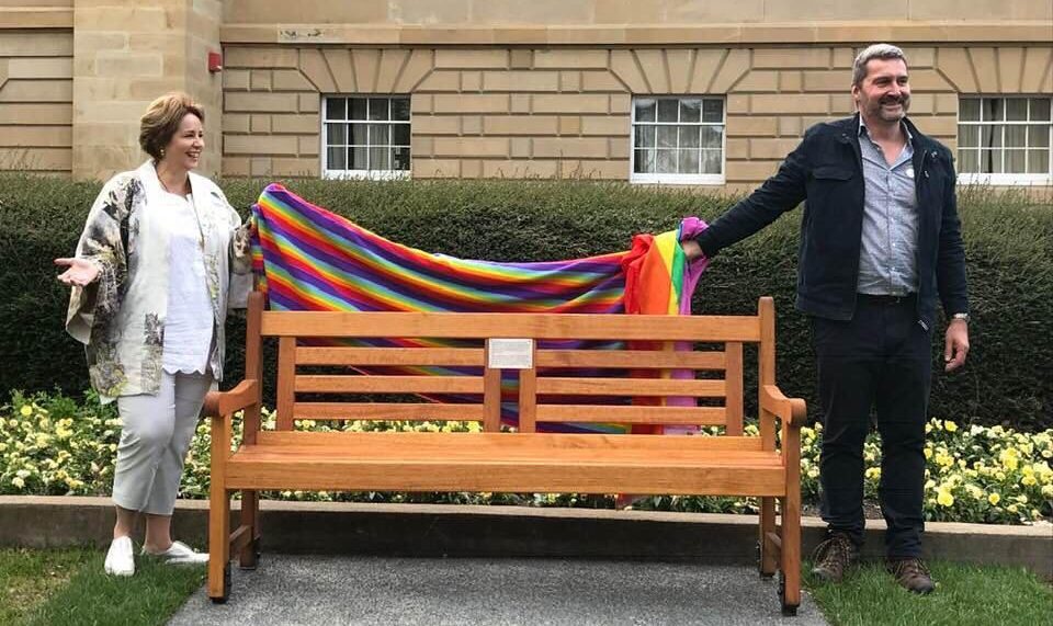 LGBTI equality memorial unveiled at Tasmanian parliament