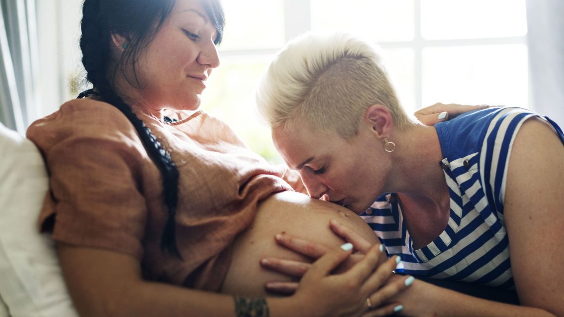 rainbow families pregnant lesbian birth