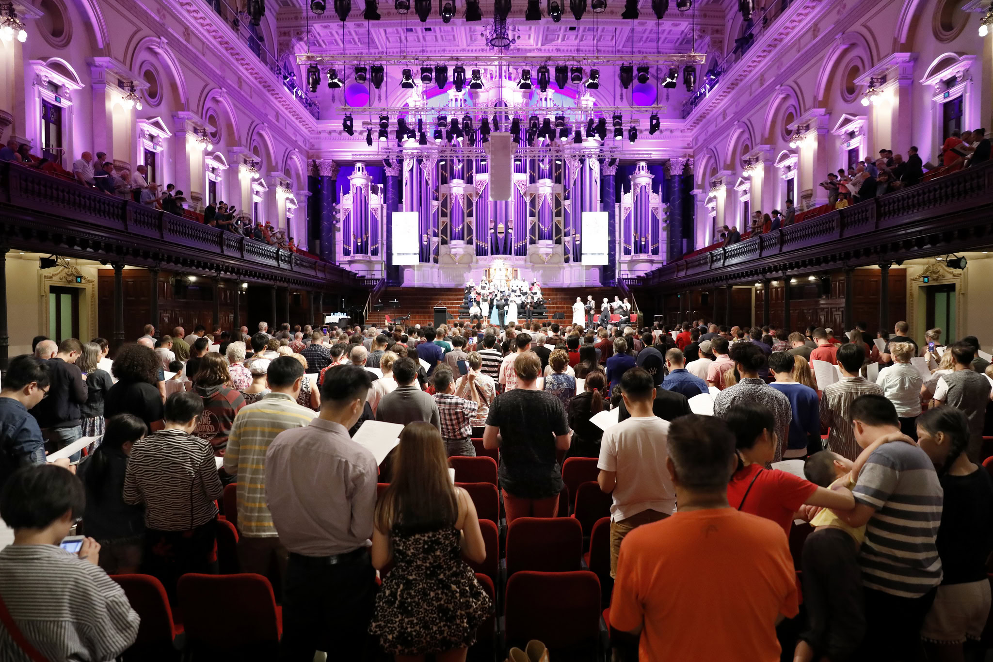 MCC Christmas eve @ Sydney Town hall