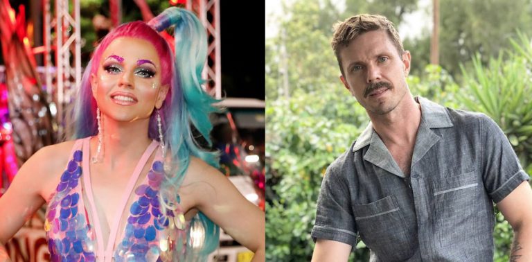 jake shears courtney act mardi gras party