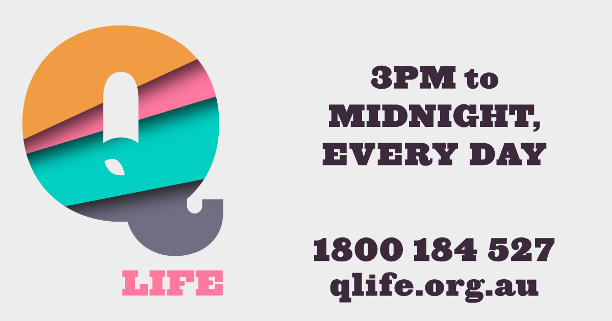Federal government announces additional $2 million funding for LGBTI support service QLife