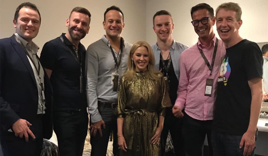 Ireland’s gay PM Leo Varadkar wrote a gushing fan letter to Kylie Minogue