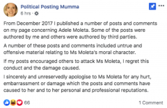 political posting mumma