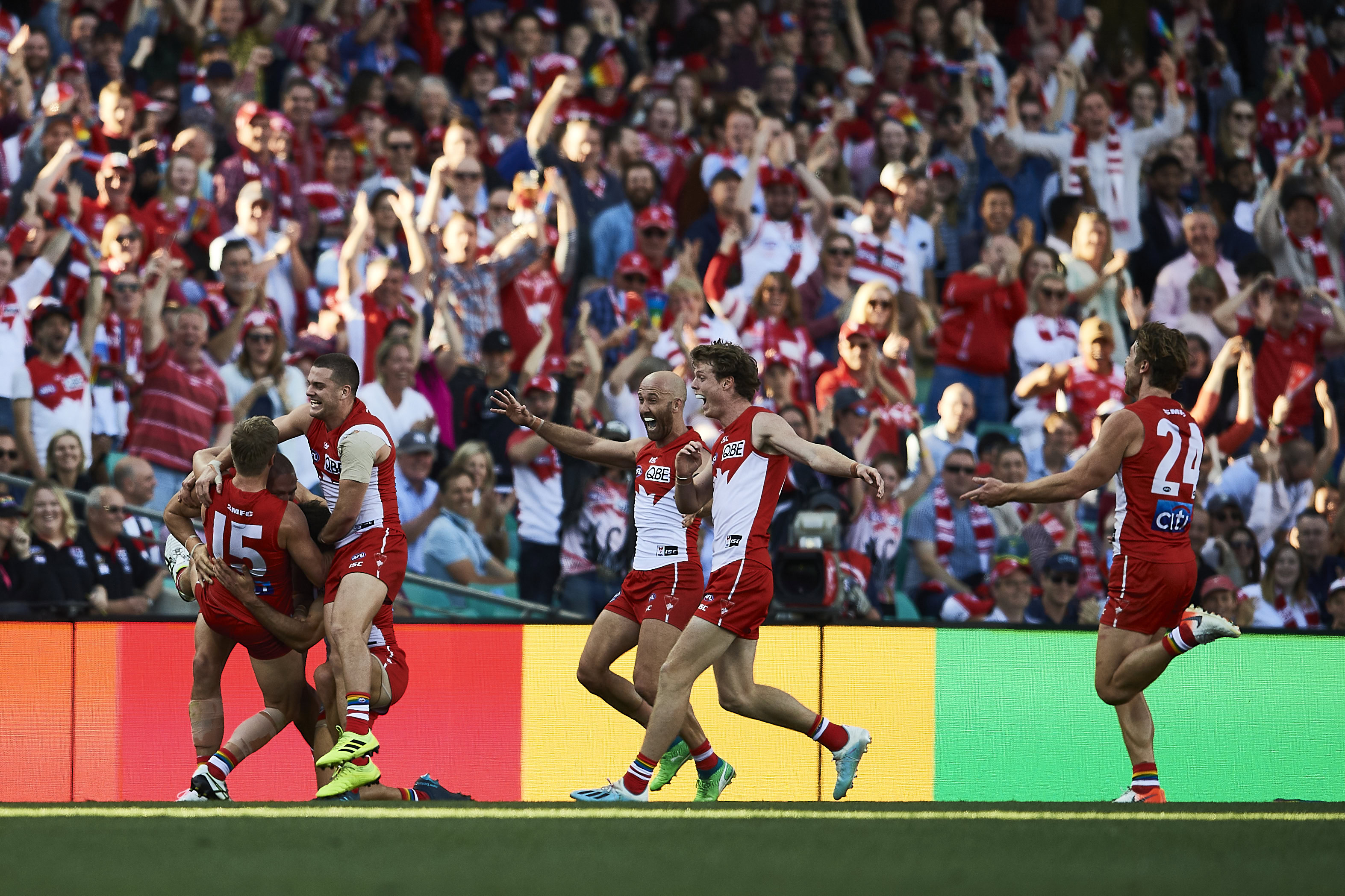 Sydney Swans win annual AFL Pride Match