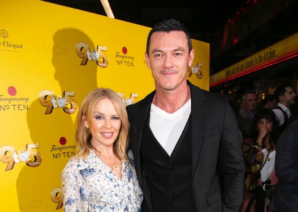 Kylie collaborating with Luke Evans, Tove Lo
