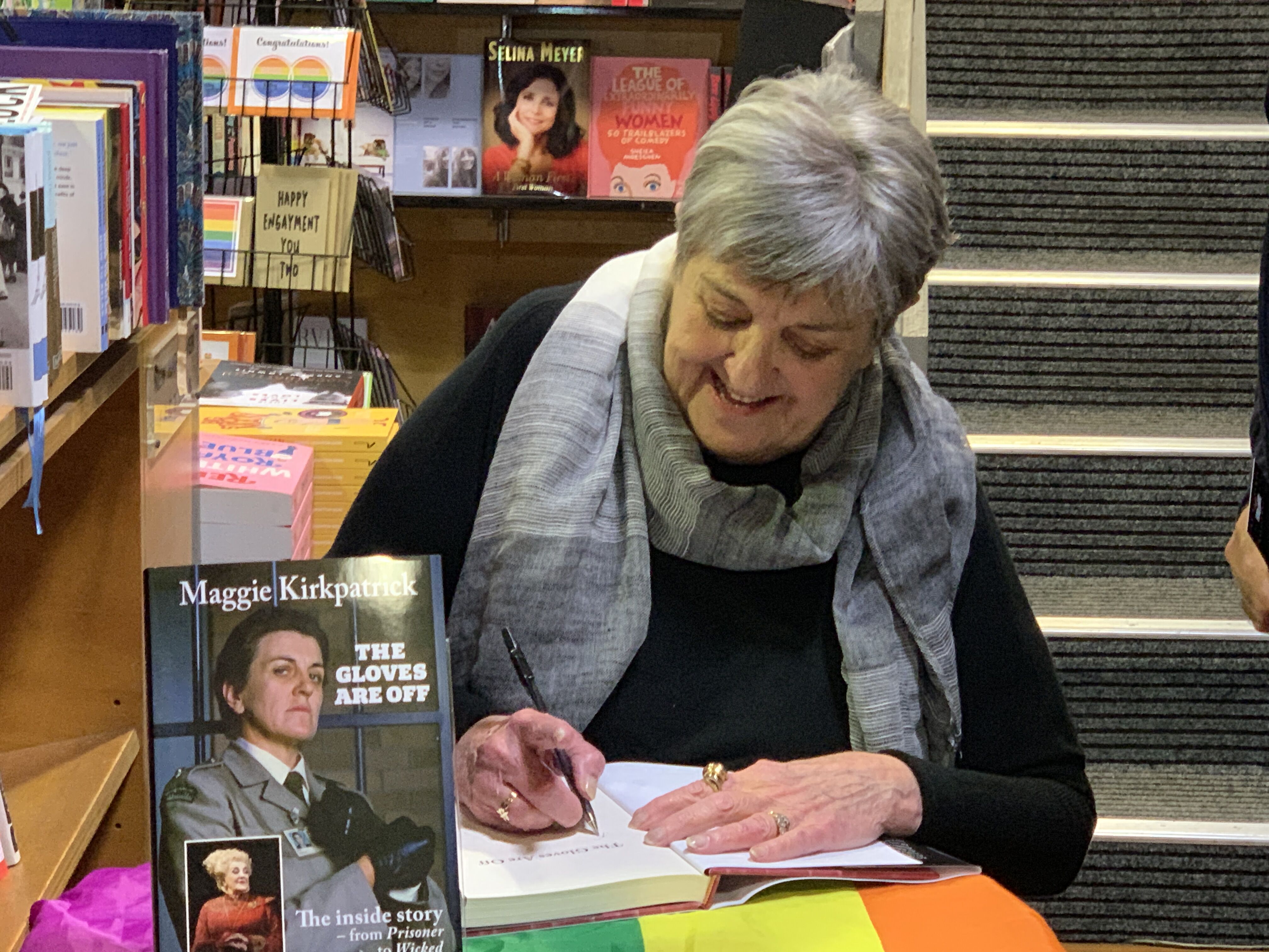 Maggie Kirkpatrick launches autobiography at The Bookshop