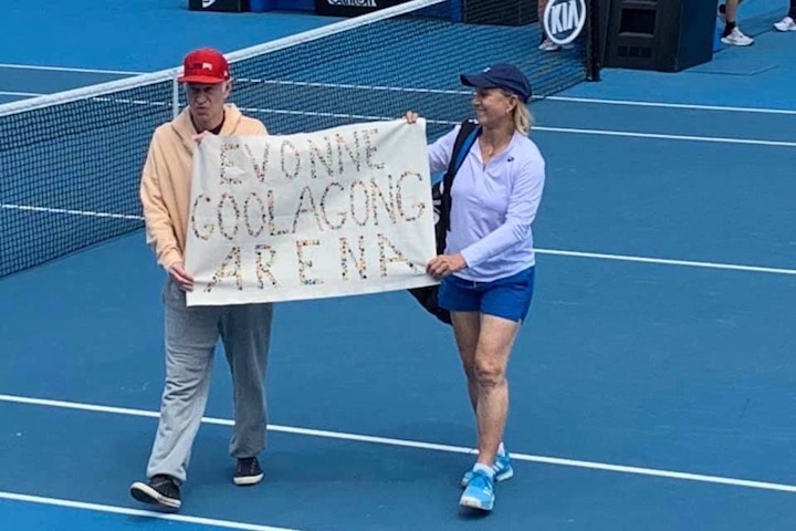 McEnroe, Navratilova told not to protest ‘on Court’