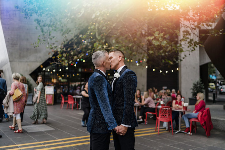 Same-sex couple wins Wedding of the Year
