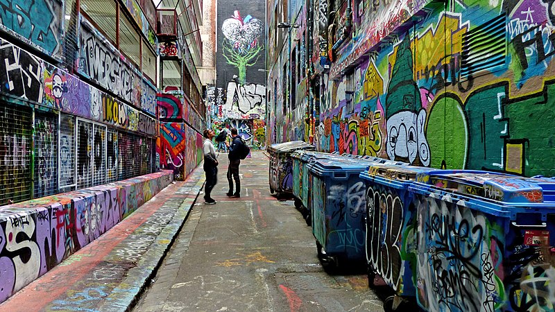 Hosier Lane paint-bombing: art or desecration?