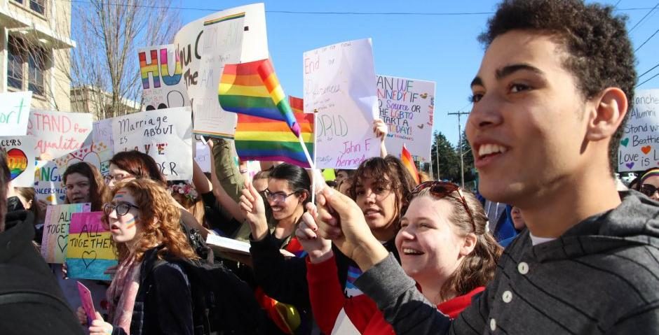 Students protest after gay teachers “forced to” resign
