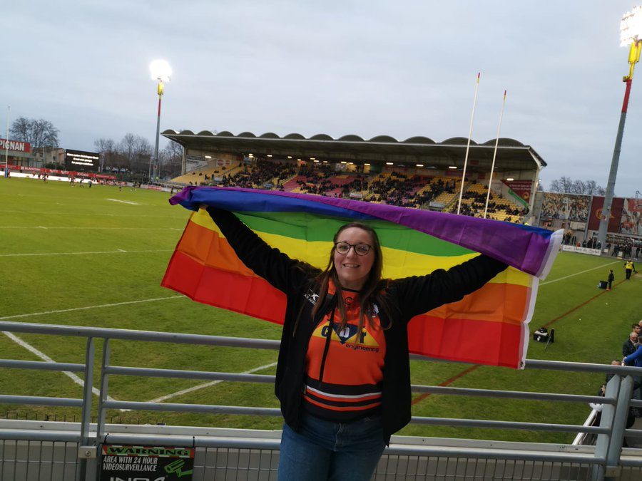 Were pride flags confiscated at Folau’s first game?