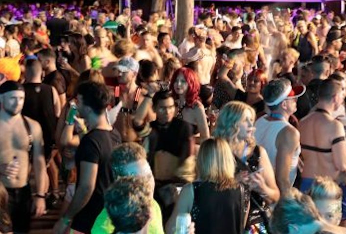 Outrage at overcrowded Mardi Gras party