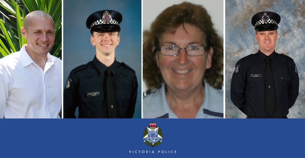 Tributes Pour In For Constable Glen Humphris And Three Other Victoria Police Officers Killed In Truck Crash