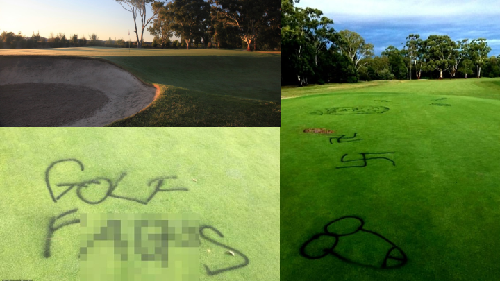 Melbourne Golf Club Vandalised with Anti-Semitic, Homophobic Graffiti
