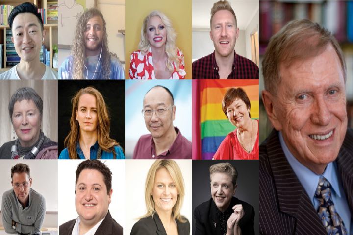 Michael Kirby & Courtney Act Accept Pride Centre Roles