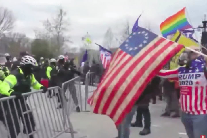 Gays For Trump Spotted Participating In Capitol Building Riot