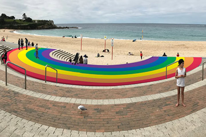mardi gras rainbow serpent