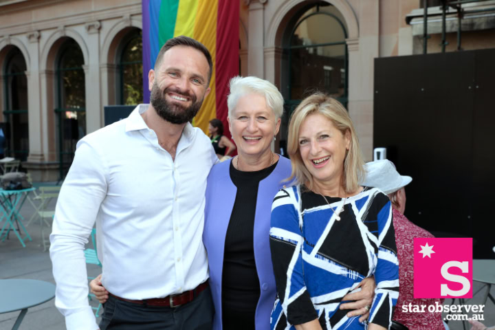 Mardi Gras Flag Raising @ Sydney Town Hall