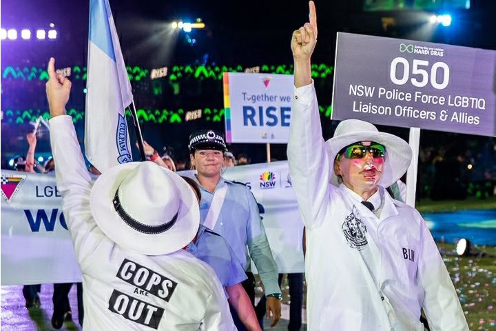 NSW Police Arrest, Fine Department of Homo Affairs Mardi Gras Protestors