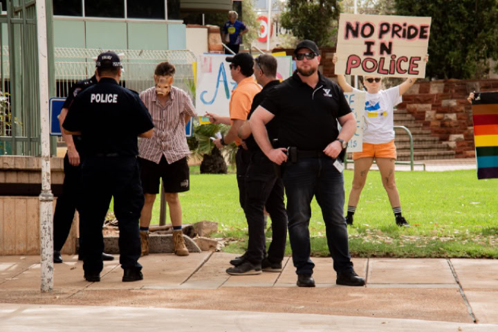 Police Arrest Queer Activist At FABalice Rainbow Flag Raising Ceremony