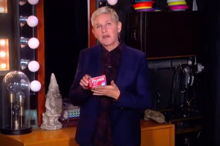 Ellen DeGeneres Presents ‘Tylenol Gay’ To Fight Queer Headaches