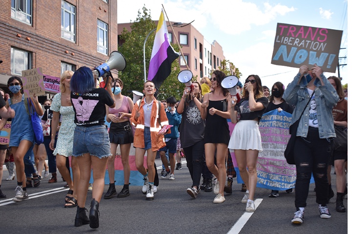Taking To The Street For Transgender Visibility