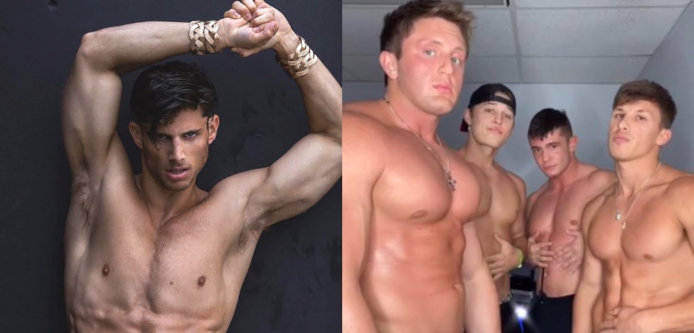 TikToker Barret Pall (left) called out the Alpha House Boys for queer-baiti...
