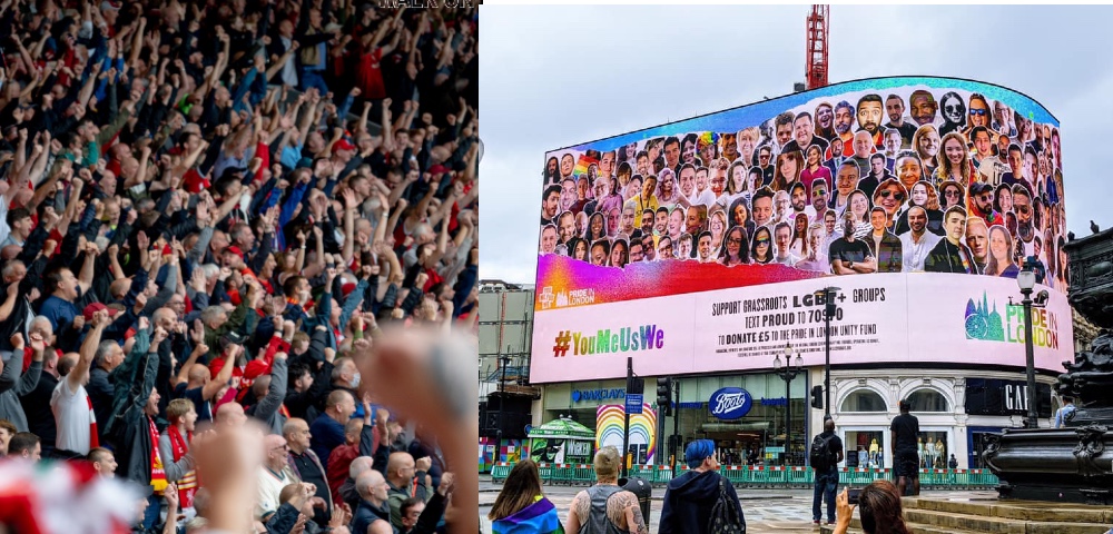 Hypocrisy Of Cancellation Of London Pride And Football Fans In Stadiums Called Out