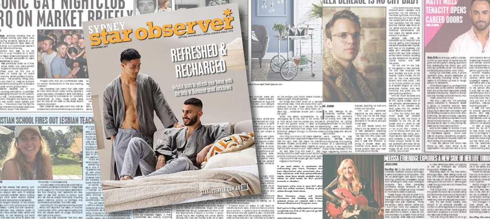 Sydney Star Observer Magazine | September 2021