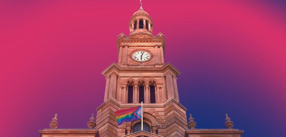 A Symbol of Our Progress: The Raising of the Progress Pride Flag