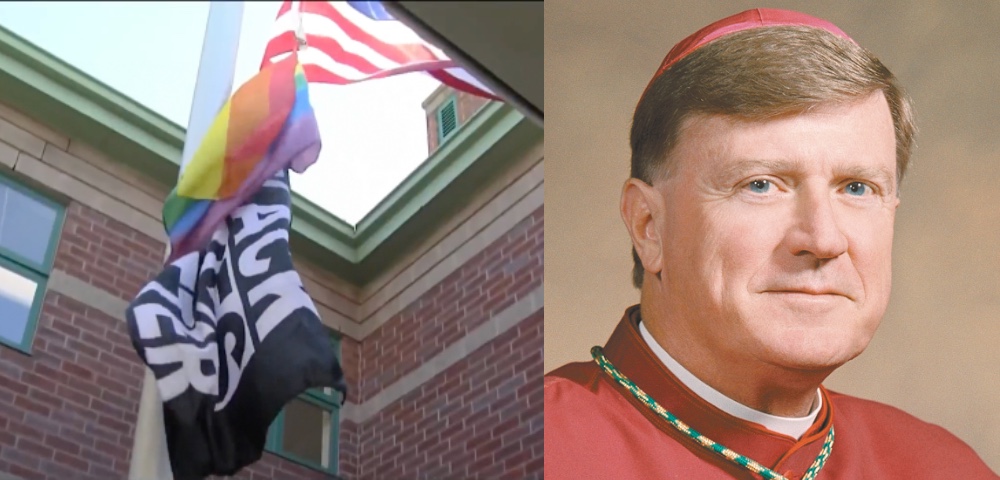Catholic Bishop Demands US School Take Down LGBT Pride And BLM Flags