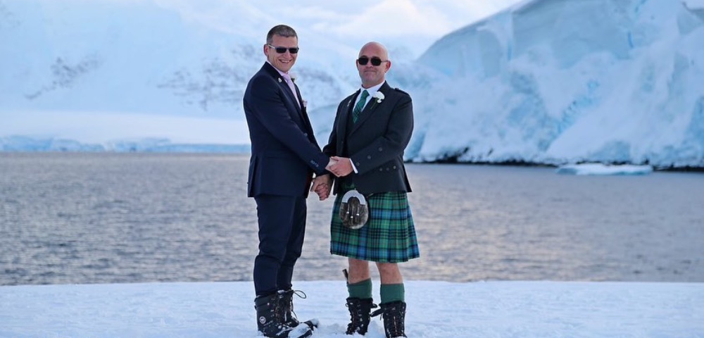Gay Couple Makes History With First Same-Sex Wedding In British Antarctic Territory