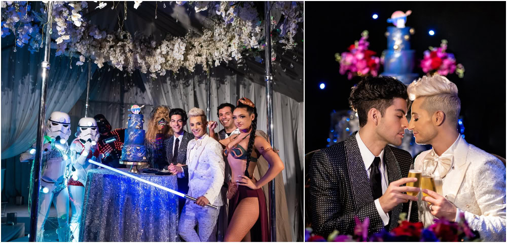 Frankie Grande Ties The Knot With Hale Leon In Star Wars Wedding